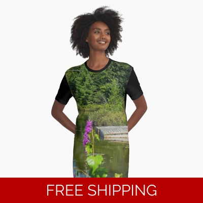 Le Studio Graphic T-Shirt Dress Lake Perry 2020